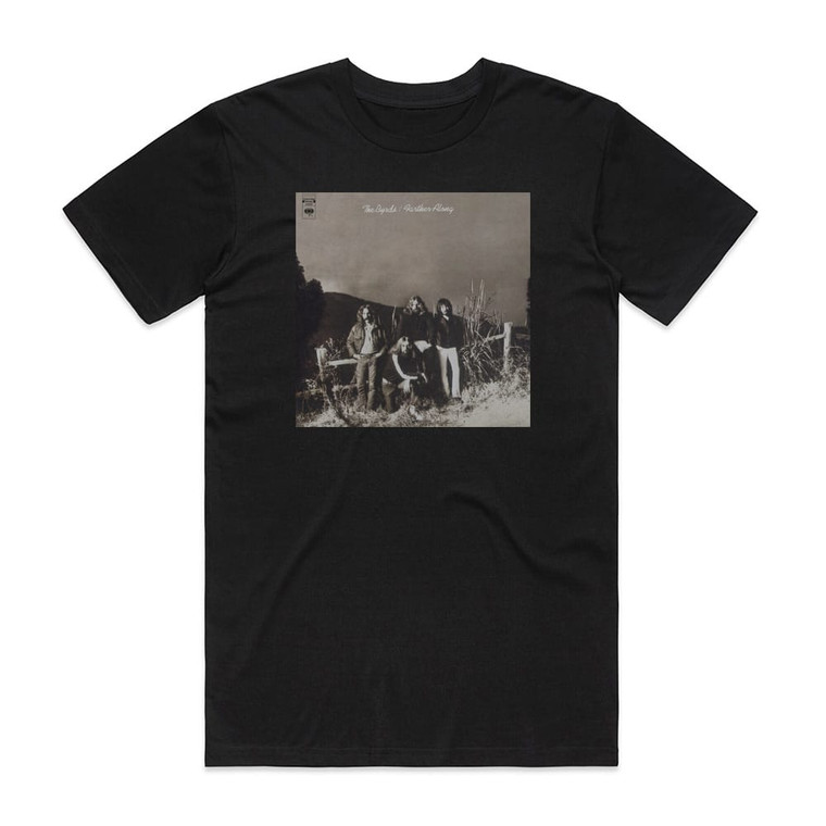 The Byrds Farther Along Album Cover T-Shirt Black