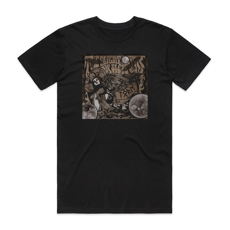 The Flight of Sleipnir Lore Album Cover T-Shirt Black