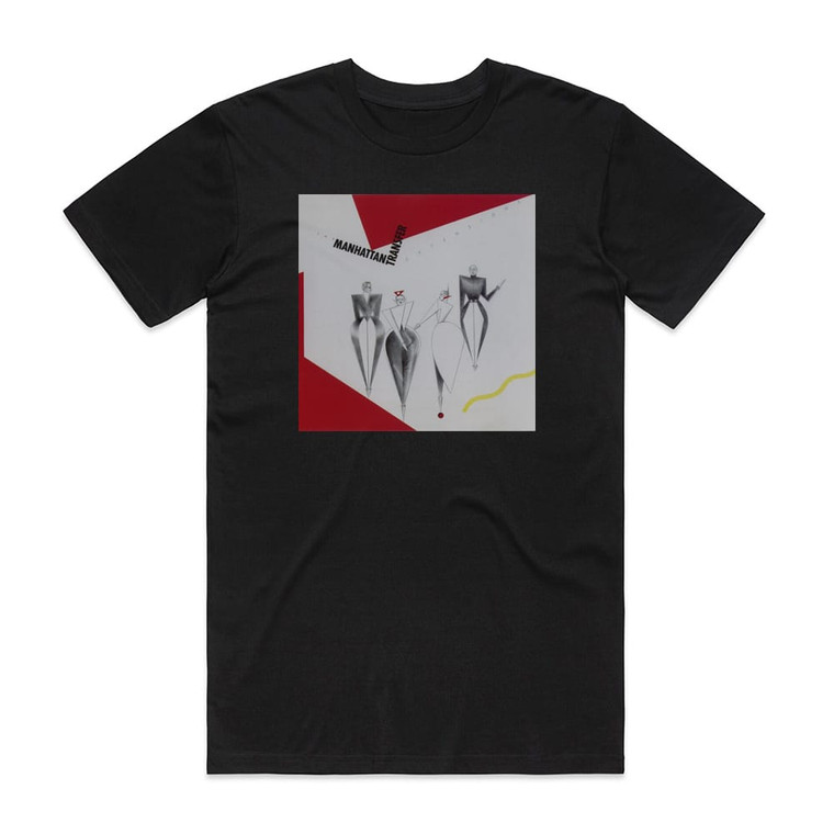 The Manhattan Transfer Extensions Album Cover T-Shirt Black The Manhattan Transfer Extensions Album Cover T-Shirt Black