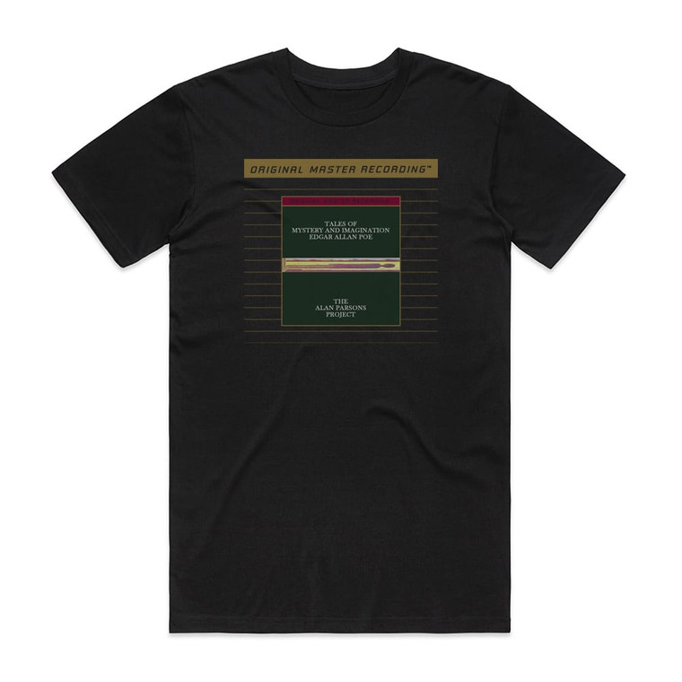 The Alan Parsons Project Tales Of Mystery And Imagination Edgar Allan Poe Album Cover T-Shirt Black