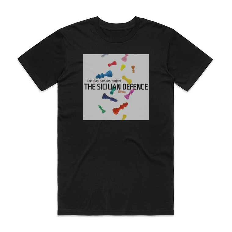 The Alan Parsons Project The Sicilian Defence Album Cover T-Shirt Black