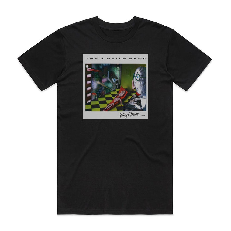 The J Geils Band Freeze Frame Album Cover T-Shirt Black