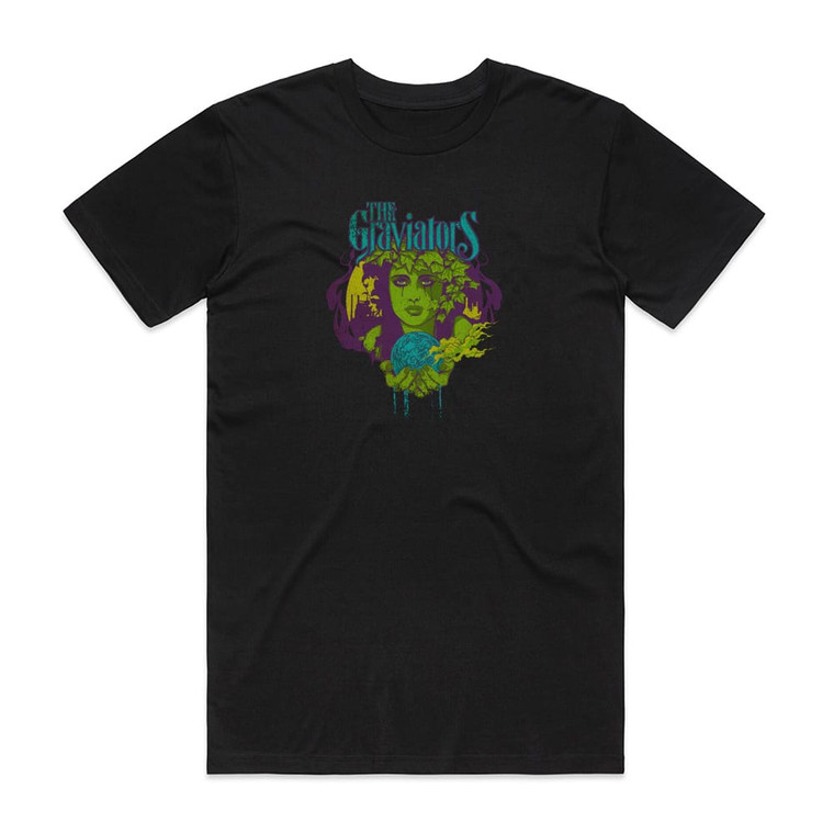 The Graviators Evil Deeds 1 Album Cover T-Shirt Black The Graviators Evil Deeds 1 Album Cover T-Shirt Black