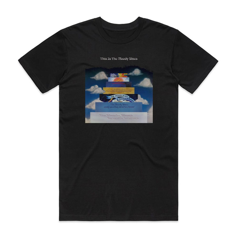 The Moody Blues This Is The Moody Blues Album Cover T-Shirt Black