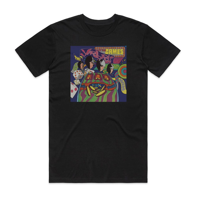 The Yardbirds Little Games Album Cover T-Shirt Black