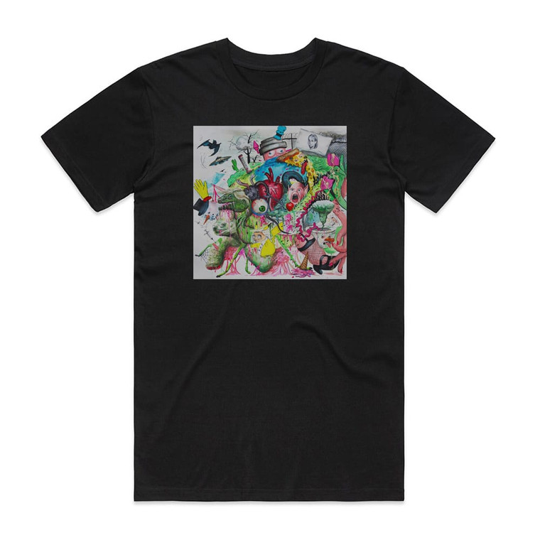 Tropical Fuck Storm Braindrops Album Cover T-Shirt Black