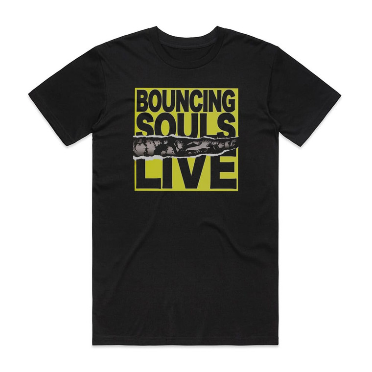 The Bouncing Souls Live Album Cover T-Shirt Black