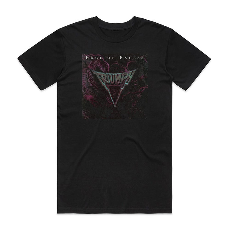 Triumph Edge Of Excess 1 Album Cover T-Shirt Black