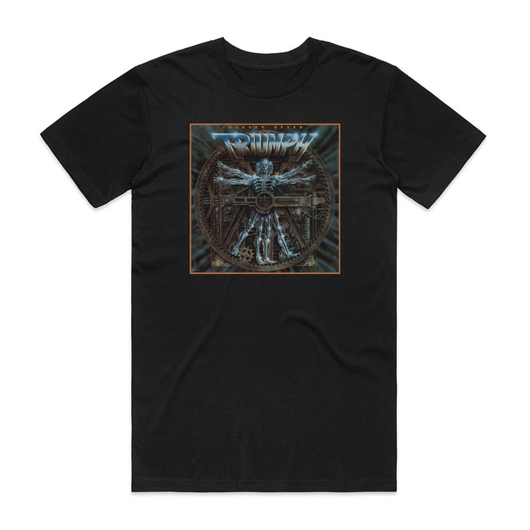 Triumph Thunder Seven 2 Album Cover T-Shirt Black