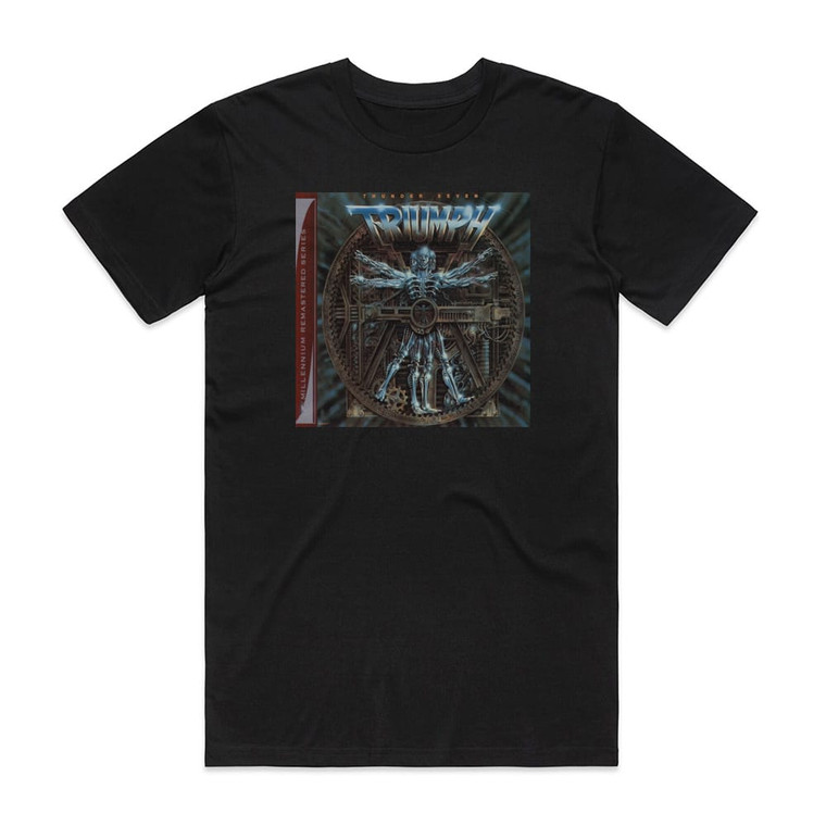 Triumph Thunder Seven Album Cover T-Shirt Black