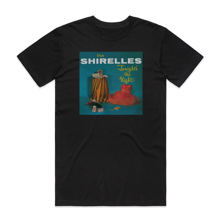 The Shirelles Tonights The Night Album Cover T-Shirt Black