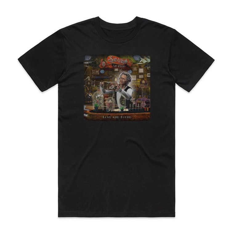 The Samurai of Prog Lost And Found Album Cover T-Shirt Black