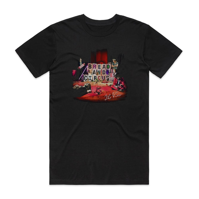 The View Bread And Circuses Album Cover T-Shirt Black