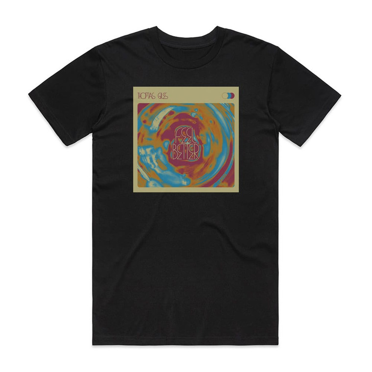 Tommy Giles Feel Better Album Cover T-Shirt Black