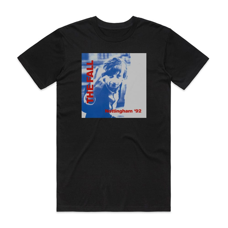 The Fall Nottingham 92 Album Cover T-Shirt Black