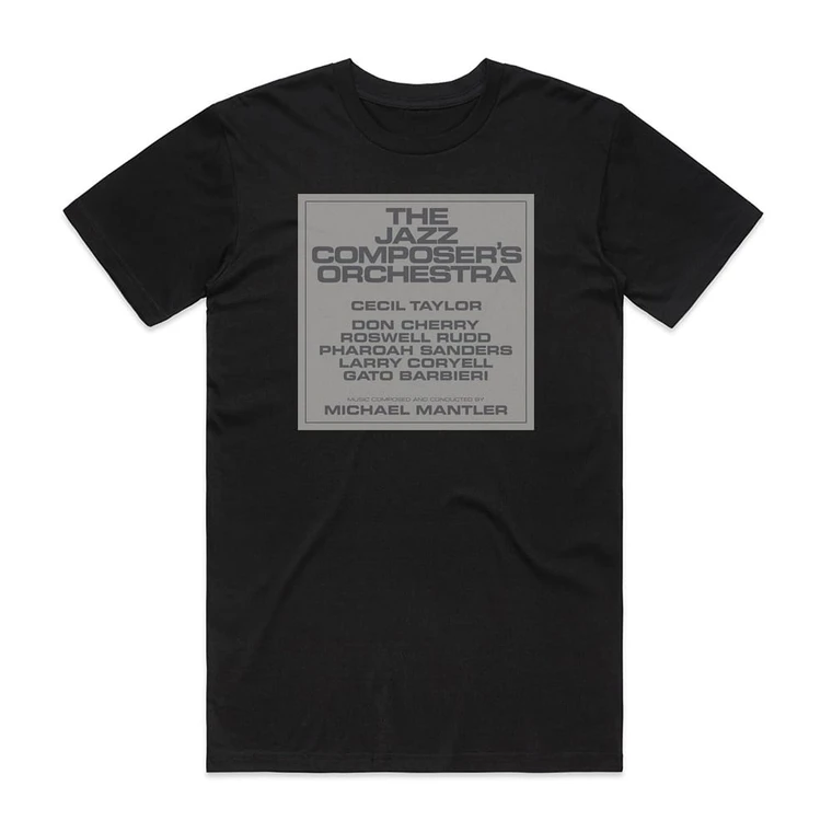 The Jazz Composers Orchestra The Jazz Composers Orchestra Album Cover T-Shirt Black