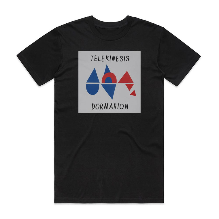 Telekinesis Dormarion Album Cover T-Shirt Black Telekinesis Dormarion Album Cover T-Shirt Black