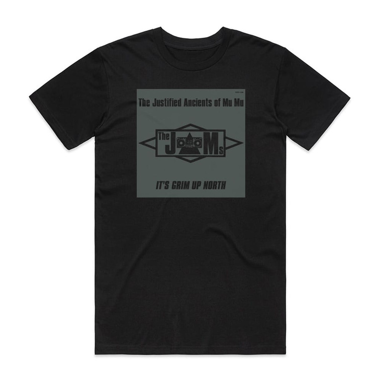 The KLF Its Grim Up North Album Cover T-Shirt Black