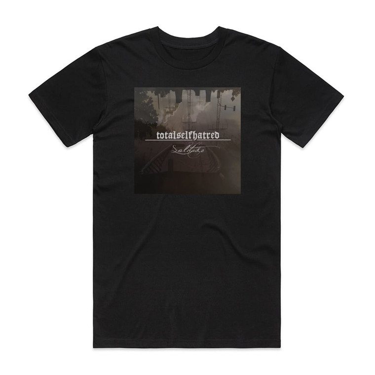 Totalselfhatred Solitude Album Cover T-Shirt Black