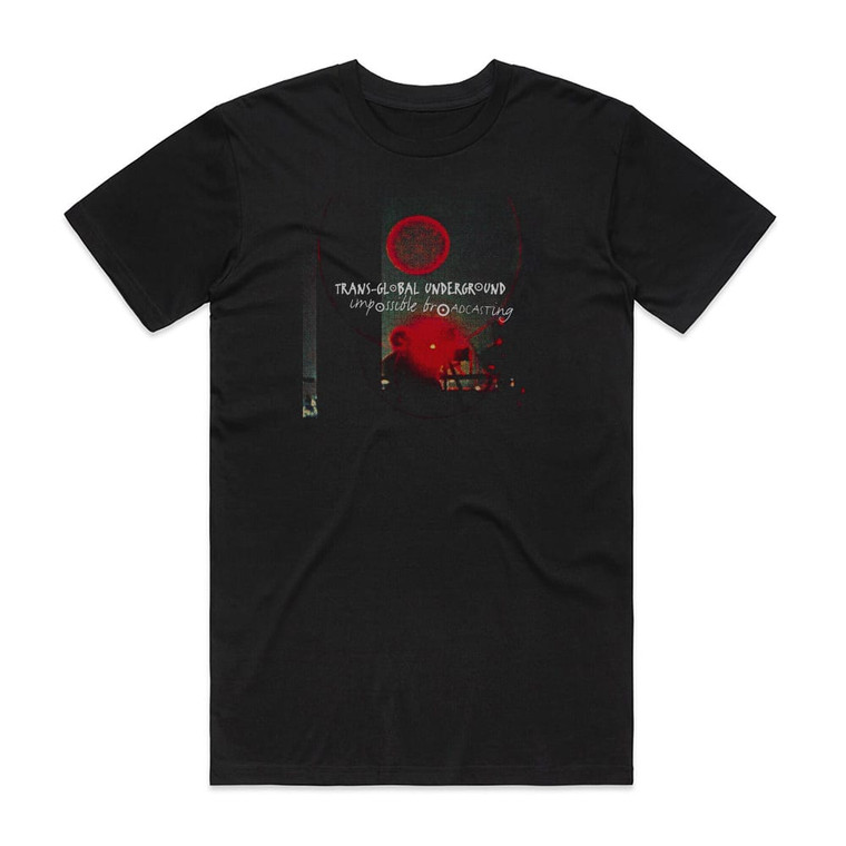 Transglobal Underground Impossible Broadcasting Album Cover T-Shirt Black