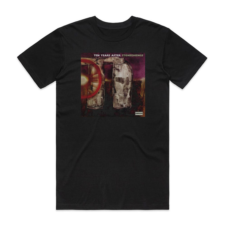 Ten Years After Stonedhenge Album Cover T-Shirt Black
