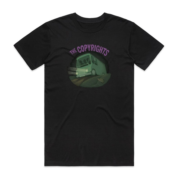 The Copyrights Observation Wagon Album Cover T-Shirt Black
