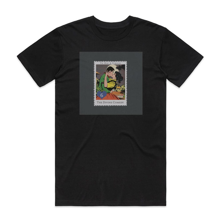 The Divine Comedy To Die A Virgin Album Cover T-Shirt Black