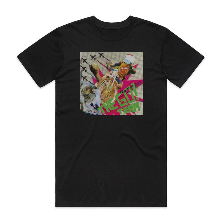 The Go Team Proof Of Youth Album Cover T-Shirt Black