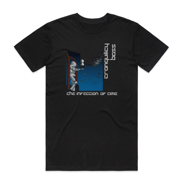 T-Bass UK The Infection Of Time Album Cover T-Shirt Black