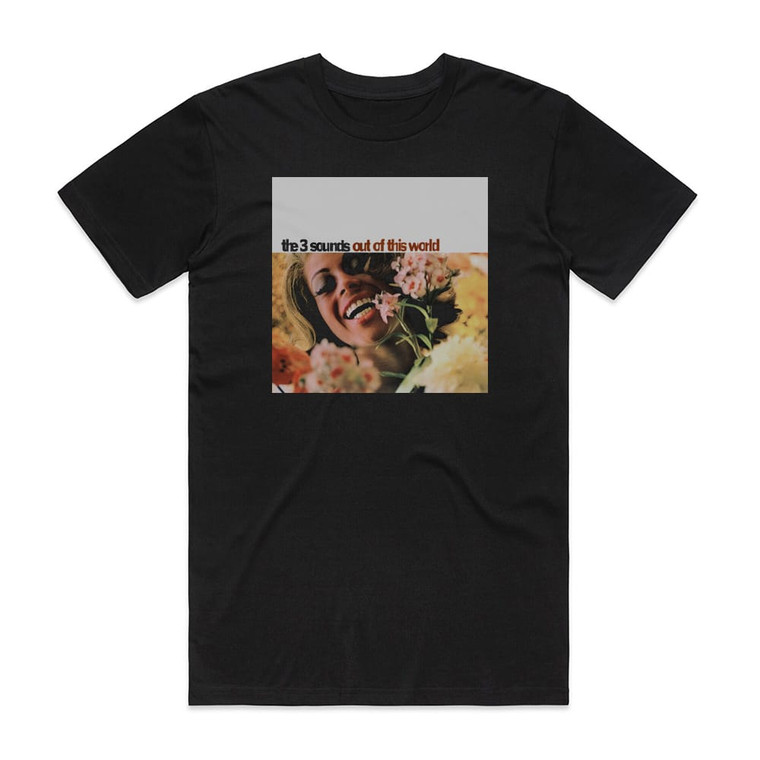 The Three Sounds Out Of This World Album Cover T-Shirt Black