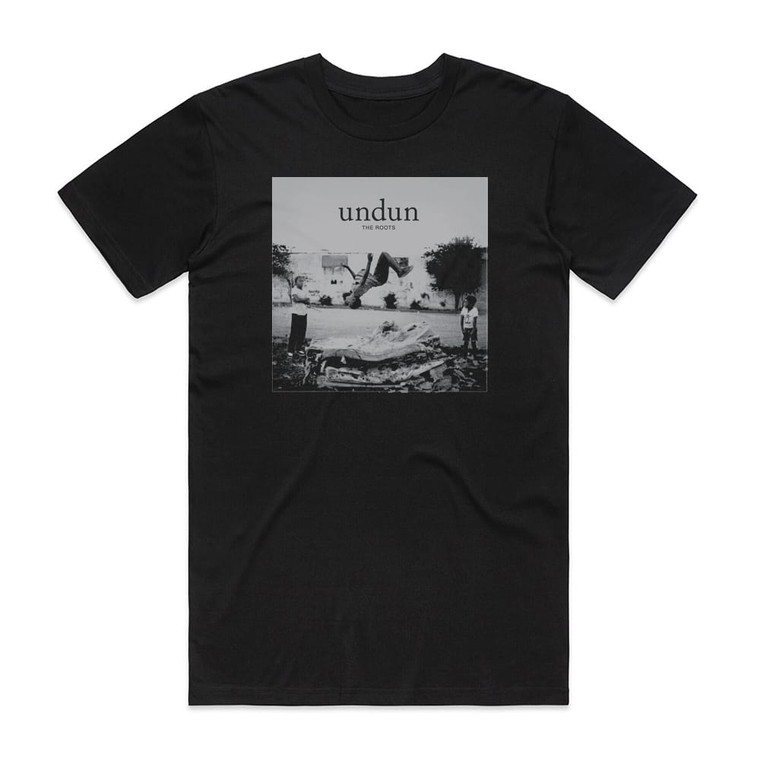 The Roots Undun Album Cover T-Shirt Black