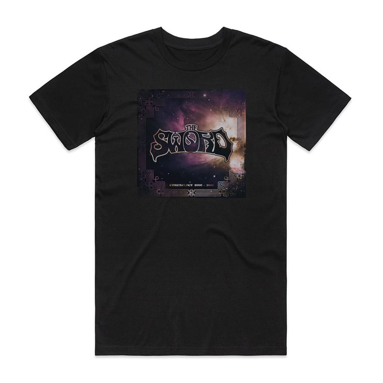 The Sword Chronology 2006 2018 Album Cover T-Shirt Black