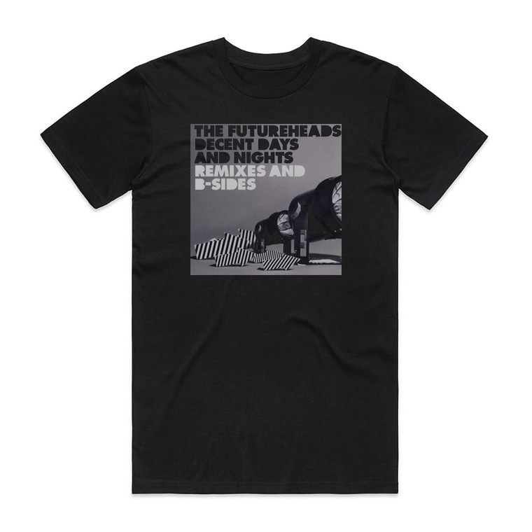 The Futureheads Decent Days And Nights 2 Album Cover T-Shirt Black The Futureheads Decent Days And Nights 2 Album Cover T-Shirt Black