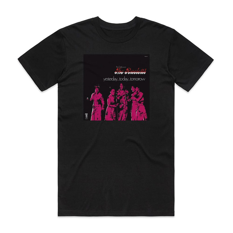 The Raelettes Yesterdaytodaytomorrow Album Cover T-Shirt Black