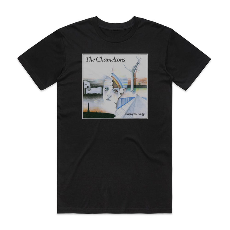 The Chameleons Script Of The Bridge Album Cover T-Shirt Black