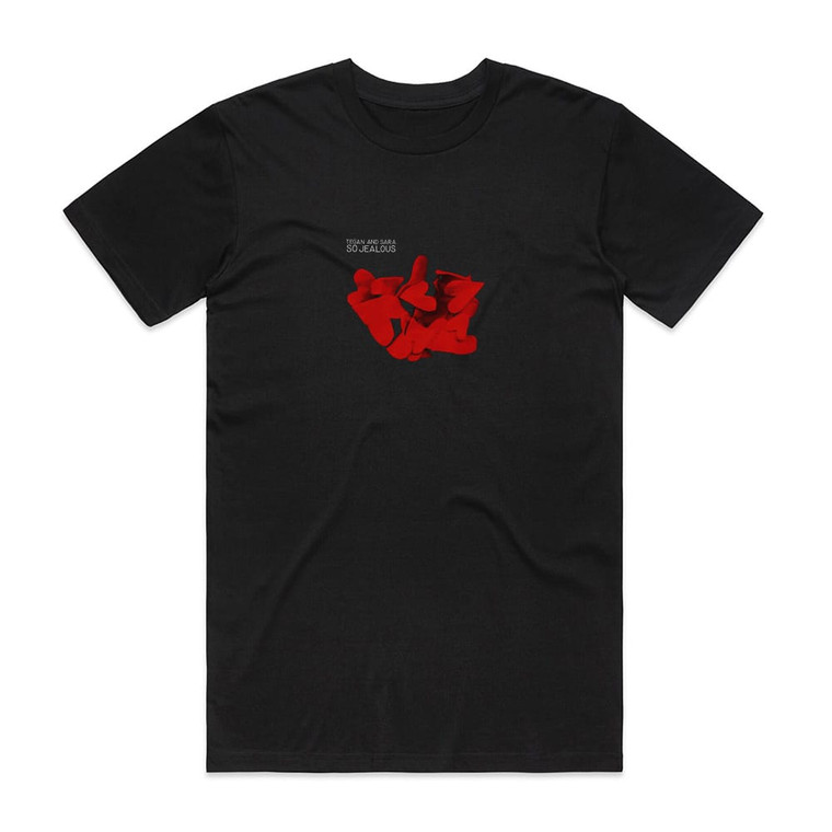 Tegan and Sara So Jealous Album Cover T-Shirt Black