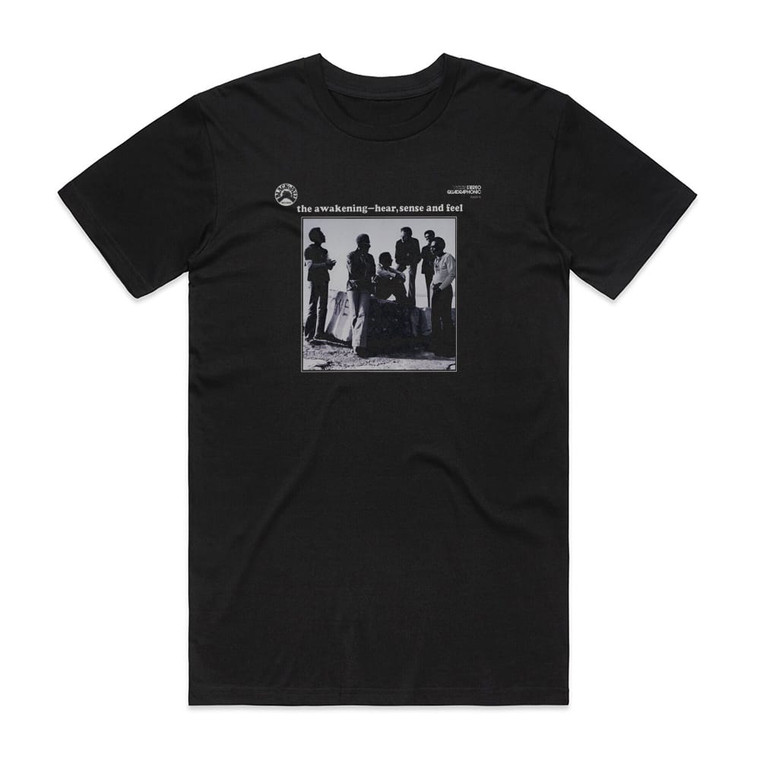 The Awakening Hear Sense And Feel Album Cover T-Shirt Black