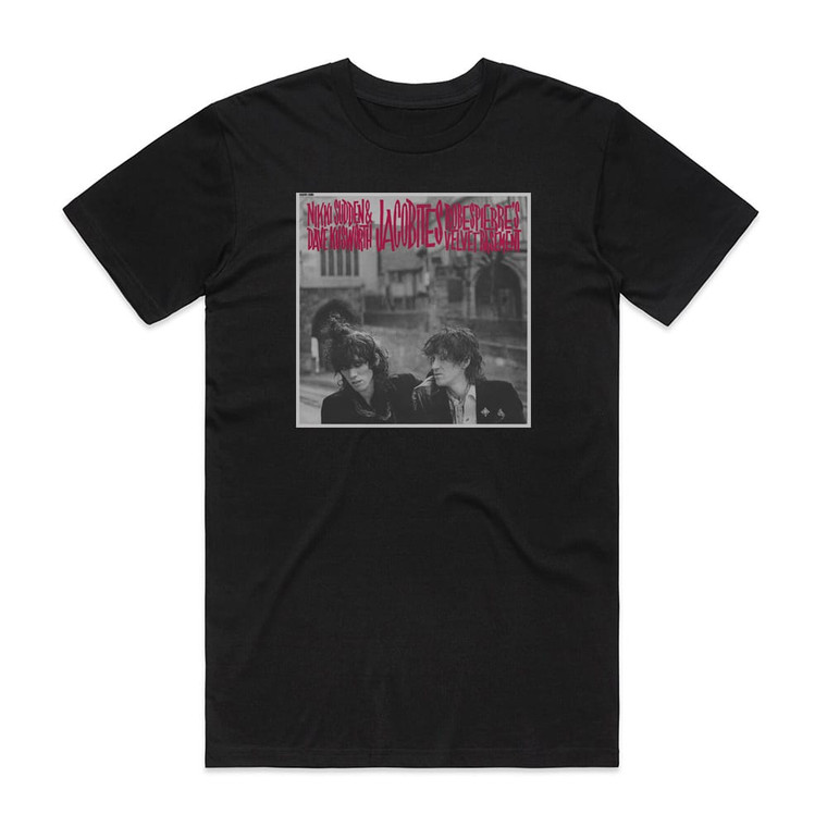 The Jacobites Robespierres Velvet Basement Album Cover T-Shirt Black