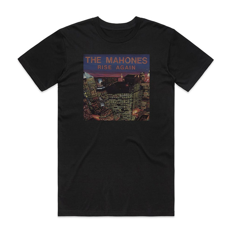 The Mahones Rise Again Album Cover T-Shirt Black