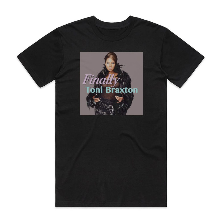 Toni Braxton Finally Album Cover T-Shirt Black