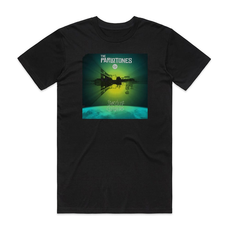 The Parlotones Stardust Galaxies 1 Album Cover T-Shirt Black