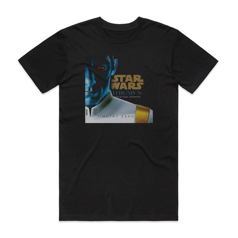 Timothy Zahn Thrawn Album Cover T-Shirt Black Timothy Zahn Thrawn Album Cover T-Shirt Black