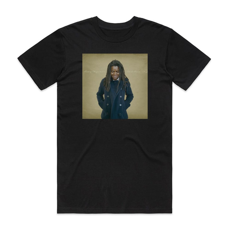 Tracy Chapman Let It Rain Album Cover T-Shirt Black