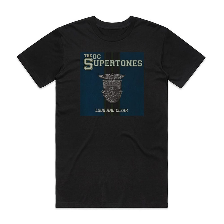 The OC Supertones Loud And Clear Album Cover T-Shirt Black