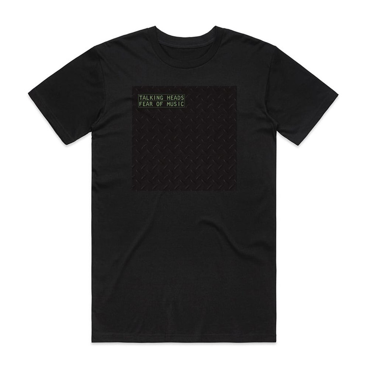 Talking Heads Fear Of Music Album Cover T-Shirt Black