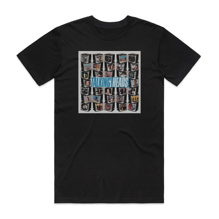 Talking Heads The Collection Album Cover T-Shirt Black