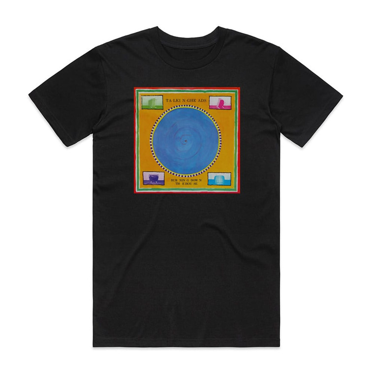 Talking Heads Burning Down The House Album Cover T-Shirt Black