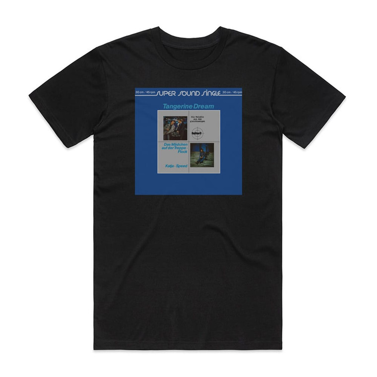 Tangerine Dream Das Mdchen Auf Der Treppe Album Cover T-Shirt Black