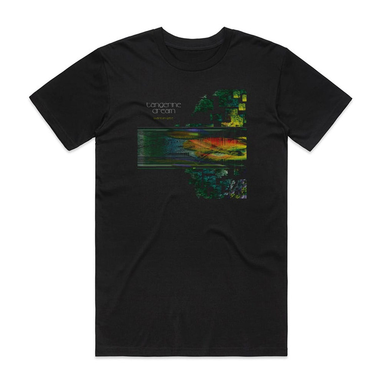 Tangerine Dream Quantum Gate Album Cover T-Shirt Black