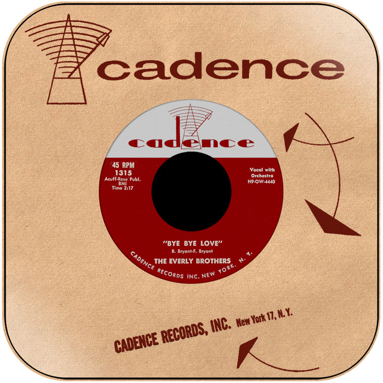 The Everly Brothers Bye Bye Love Album Cover Sticker